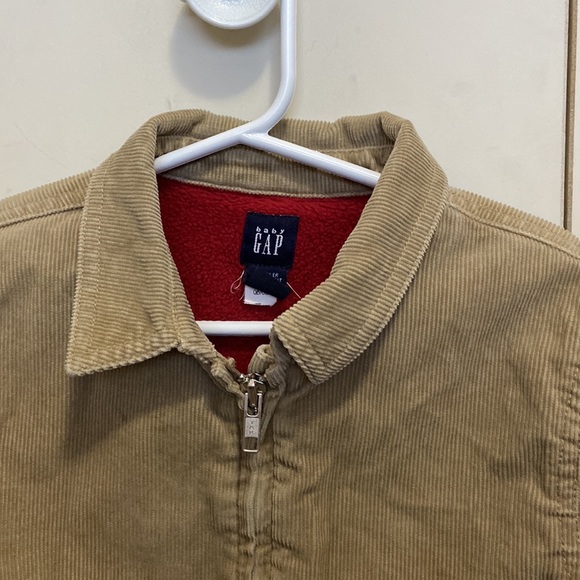 GAP Beige Corduroy Fleece Lined Jacket - Picture 2 of 8